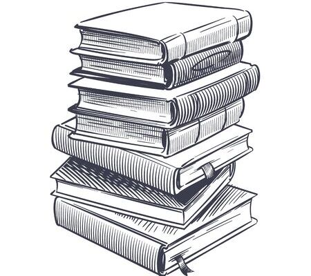 130276027-stapel-bücherskizze-zeichnungen-gravieren-haufen-von-altem-vintage-wörterbuch-und-studienforschungsb