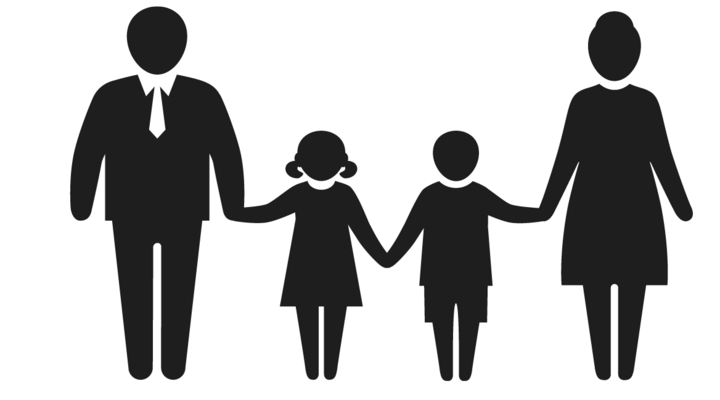 A family of four