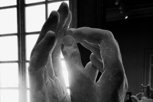 Auguste Rodin, La Cathédrale, pierre, 1908.