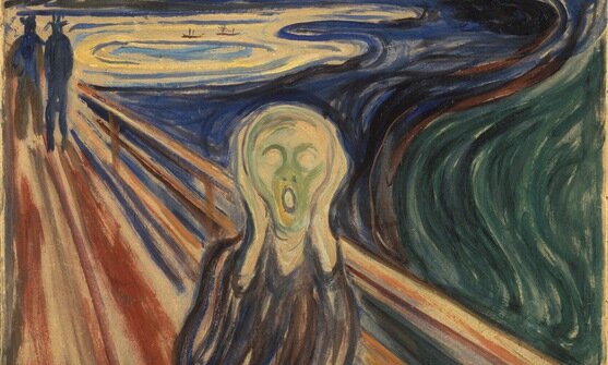 Edvard Munch, Le Cri, tempera sur carton, 1910.